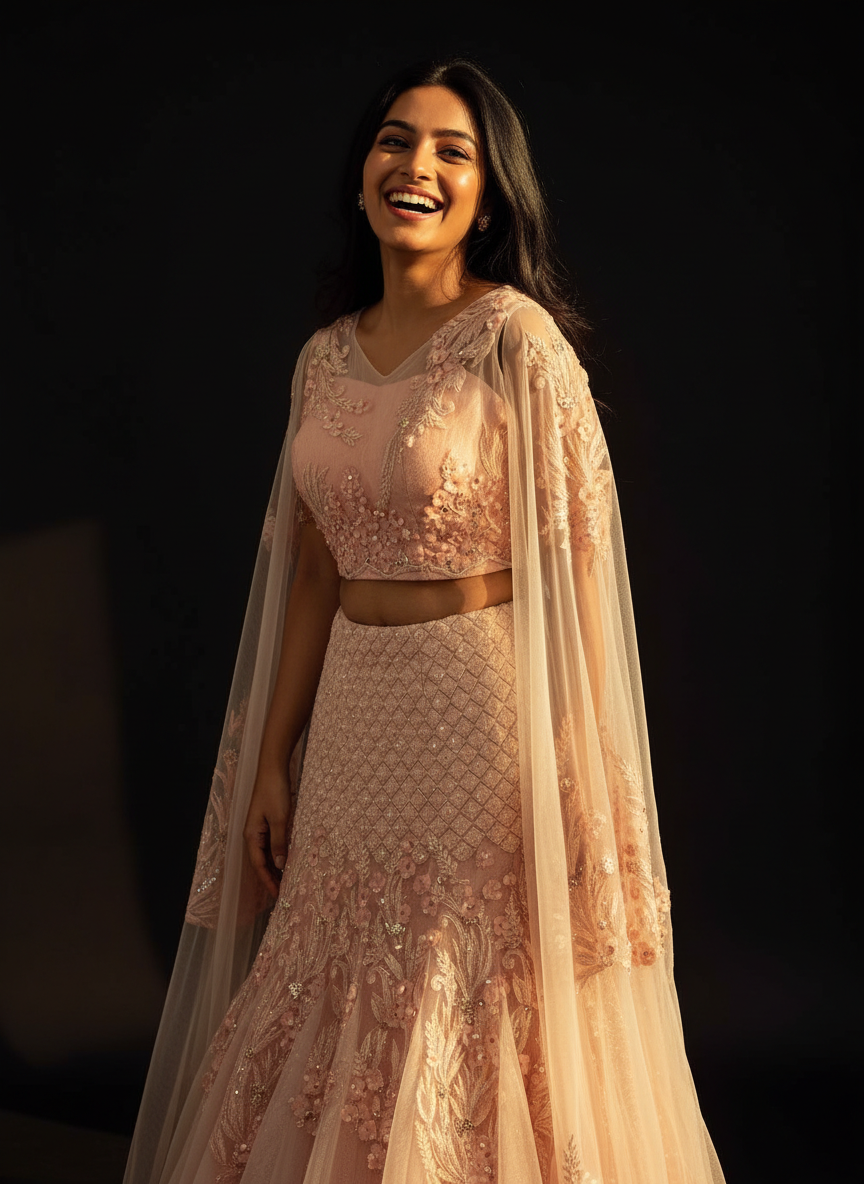 designer lehenga, fish cut lehenga, mermaid lehenga, trending leghenga