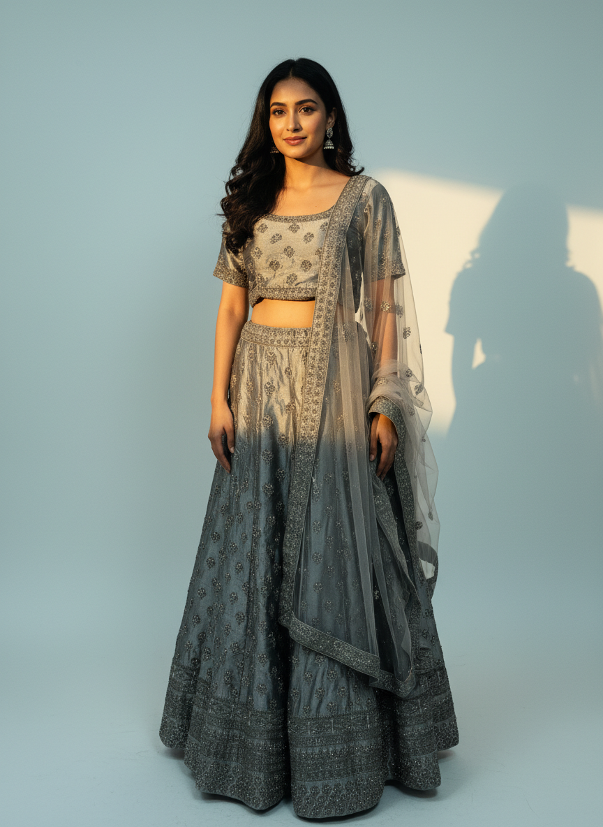 Chaand Noor Lehengar | Designer Lehenga