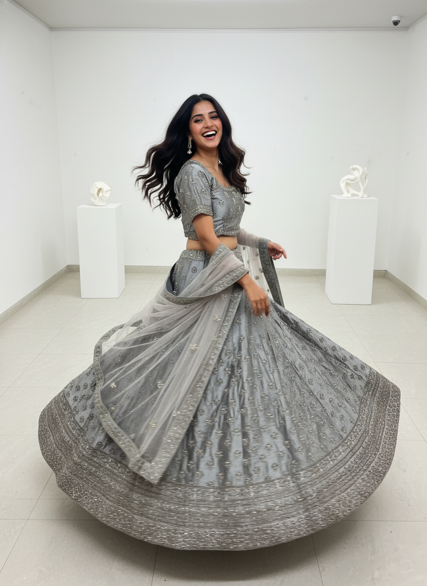 Chaand Noor Lehengar | Designer Lehenga